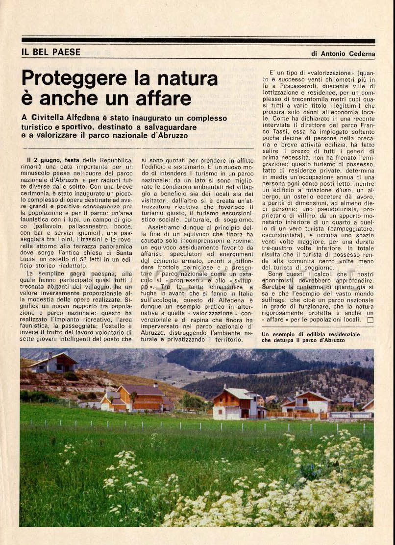 1975.06.19. Cederna su Civitella Alfedena ritoccata da arc.ced